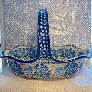 Basket with Handle 11" Presence Of Love UNIKAT